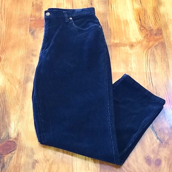 bill blass Pants - VTG Bill Blass 12P Black Corduroy Pant Soft Warm